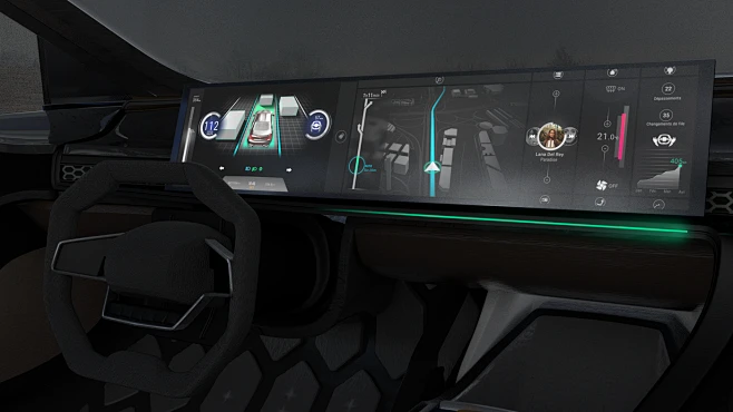 Line Cockpit Concept-花瓣网