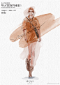 iPad时装画软件：procreate画笔：pencil笔刷：VEGGA小笨水彩笔刷VEGGA小笨时装画分享超话 ​​​ ​​​​