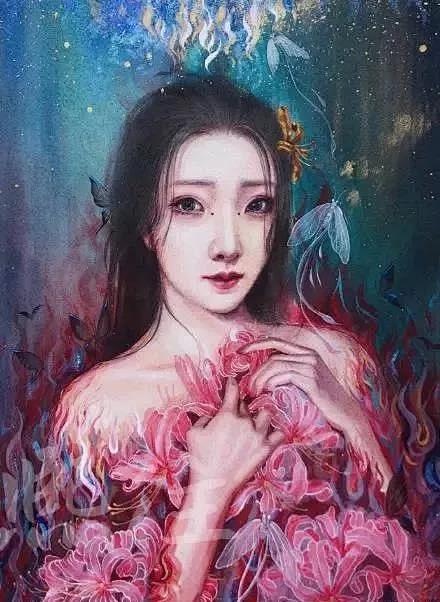 来自“围脖”熙往Ljx的细腻水彩插画。关...