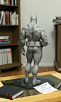 Batman Statue, Stanislav Klabik : My personal project I worked on in 2008, just wanted to do new renders in higher resolution for my new portfolio and ended up with new  heavily reworked version, when I started doing some tweaks I could not stop. Some of