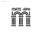 标志说明：MATE-APX建筑公司标识设计欣赏。——LOGO圈