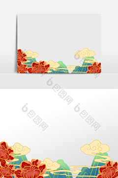 星雨幽兰iESV采集到国潮插画元素