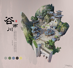 老淋X-lin采集到[场景]—东方地图规划设计