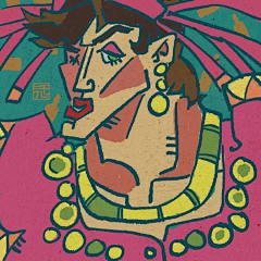 吾将上下左右采集到插画