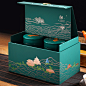 高档茶叶礼盒空盒白茶红茶岩茶散茶摆泡包装盒一斤装木箱空礼品盒-淘宝网