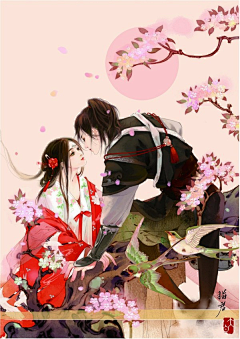 靳之采集到古风男女（双人）封面素材