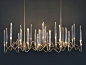 IL PEZZO 3 Long Chandelier by Il Pezzo Mancante design Cosimo Terzani, Barbara Bertocci : Download the catalogue and request prices of Il pezzo 3 | long chandelier by Il Pezzo Mancante, led brass pendant lamp design Cosimo Terzani, Barbara Bertocci, Il Pe