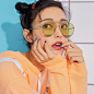 MIGO2018新款韩版潮大脸街拍显瘦网红太阳镜复古原宿风情侣墨镜女