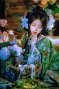 西安汉服约拍｜她好像一幅中世纪的油画_4_摄影师紫婷_来自小红书网页版