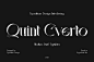现代优雅独特的海报杂志排版英文衬线字体 Ilhamtaro - Quint Cverto