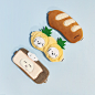 MINISO名创优品GujiGuji面包吐司毛绒眼罩卡通可爱遮光睡眠菠萝狗-淘宝网