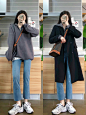 OOTD｜韩系ins风外套穿搭实用一衣多穿 ​​​​