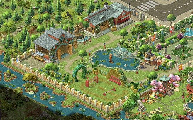 梦幻花园全景图拿去不谢看图梦幻花园吧百度贴吧