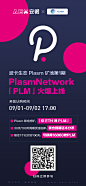 aex安银矿池波卡PLM海报，区块链海报