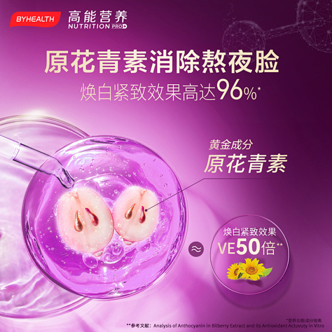 [2瓶装]BYHEALTH汤臣倍健葡萄籽...