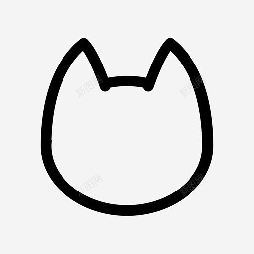 猫动物图标 创意素材
