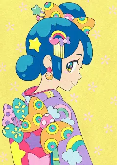 This contains an image of: kimono girl  | Anime Gallery | Tokyo Otaku Mode (TOM) Shop: Figures &amp; Merch From Japan