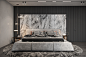 House in Poland. Master bedroom.