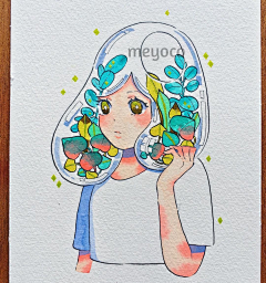 bawaner采集到meyoco的插画集