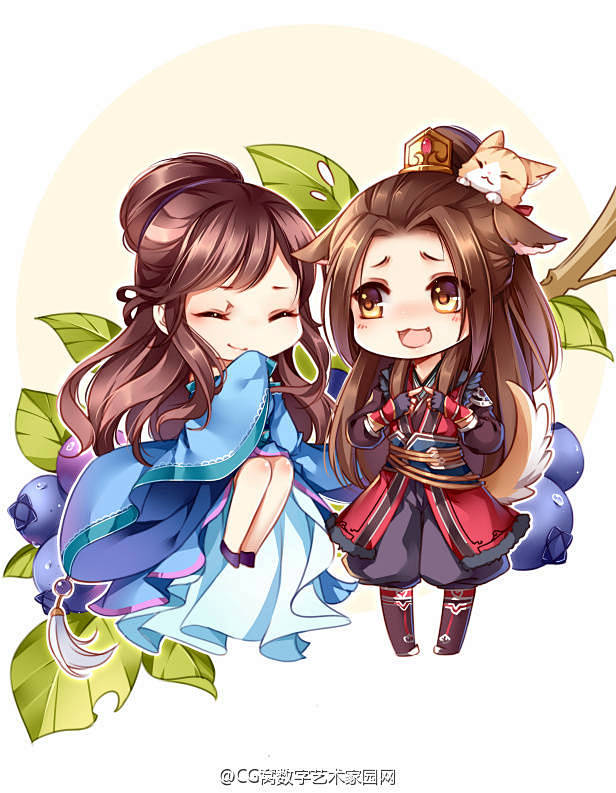 古风洛书仙侠q版