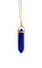 lapis lazuli point necklace | kei jewelry@北坤人素材