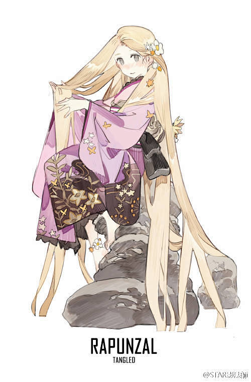 日系女插画