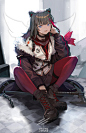 Arknights Zima, eunpyo K/ kangdro : mobail game Arknights Zima