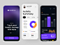 Health.io - Health Tracker App Exploration android charts clean dark mode dashboard data design graphs health ios iphone layout light mode mobile responsive stats tracker typography ui ux