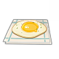 荷包蛋食物图标