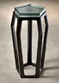 Gem Side Table | Chai Ming Studios | The solid glass top brings a traditional Asian design into the 21st century.