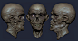 Zombie head