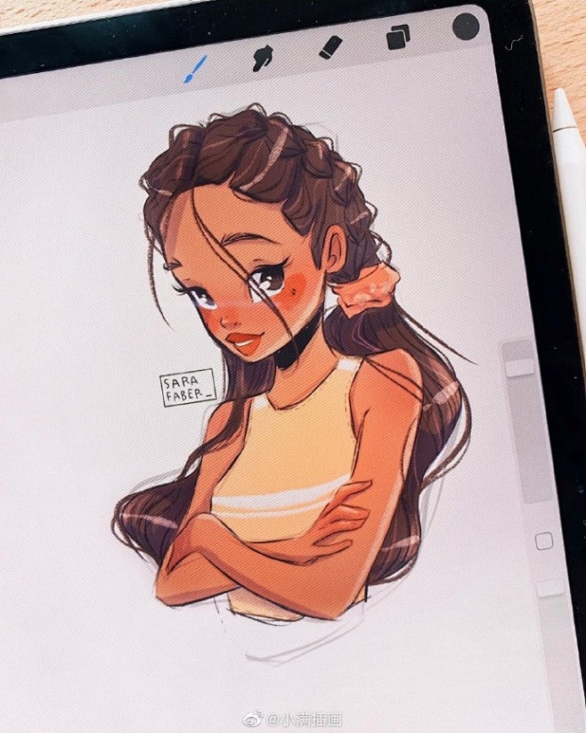 小满的插画分享
这就是iPad画画的魅力...