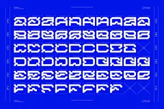 NCL Graxebeosa – Cyberpunk Futuristic Techno Mecha未来科幻赛博朋克硬核机甲机能海报LOGO标题设计英文字体素材 – 图渲拉-高品质设计素材分享平台