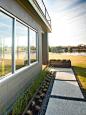 Inspiration for a modern side yard landscape in Dallas.