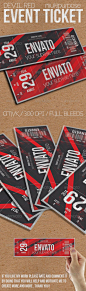 Devil Red - Event ticket Template PSD | Buy and Download: http://graphicriver.net/item/devil-red-event-ticket/7921666?WT.ac=category_thumb&WT.z_author=Tzochko&ref=ksioks: 