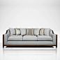 Grosvenor Show Wood 3 Seater Sofa | Luxury Gifts & Homeware, Furniture, Interior Design, Bespoke