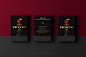 Three Black Vertical Business Cards Stacks Mockup : Maquette is presenting you an elegant mockup including three black vertical business cards stacks as a part of Pratto collection. First of all, this collection suits design presentation in shadow tones a