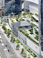 广州太古汇绿化屋顶和城市广场 taikoo hui by arquitectonica-mooool设计