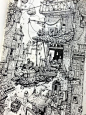 画师Ian McQue 的随身速写簿