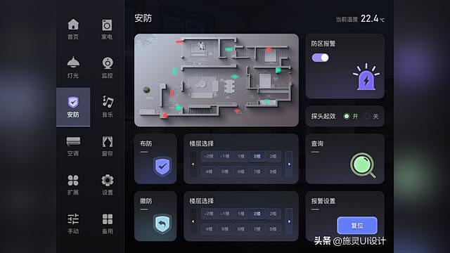 物联网智能家居管理界面和数字孪生系统合集-图1