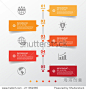 Design red tone colour number timeline/graphic or website 正版图片在线交易平台 - 海洛创意（HelloRF） - 站酷旗下品牌 - Shutterstock中国独家合作伙伴