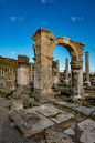 Antalya - Turkey. February 04, 2018. Perge Ancient City, Antalya - Turkey.
