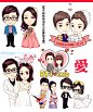 Q版漫画卡通人物画像插画插图手绘头像QQ微信制作转手绘照片设计-淘宝网