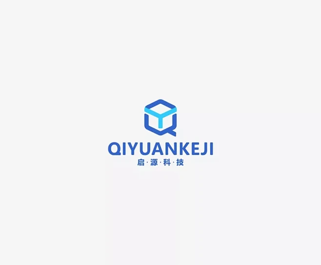 学LOGO-启源科技-科技企业行业品牌logo-多字母构成-上下排列-Q-Y-花瓣网