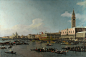 Canaletto - Venice - The Basin of San Marco on Ascension Day