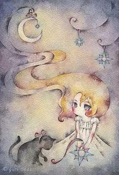 日本插画家juriu的漂亮水彩插画 第七期 - 插画图片_插画师_插画壁纸_场景插画_yidodo.net - 意兜兜