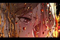 #眼里有星河是什么样子# 插画师れいた笔下动漫人物的眼，感觉眼里有星辰大海⊙∀⊙！ ​​​​