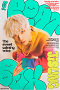 90's custom typography Dreamies kpop Magazine Cover NCT NCT Dream photographer typography   vector