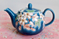 日本进口茶具 日本陶瓷茶壶茶杯 日式九谷烧茶壶茶杯茶具套装樱花-淘宝网