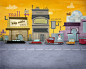 Backgrounds & props by khalid hifzi sadaqa, via Behance